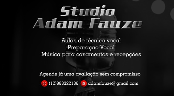 Aulas de Canto – Studio Adam Fauze