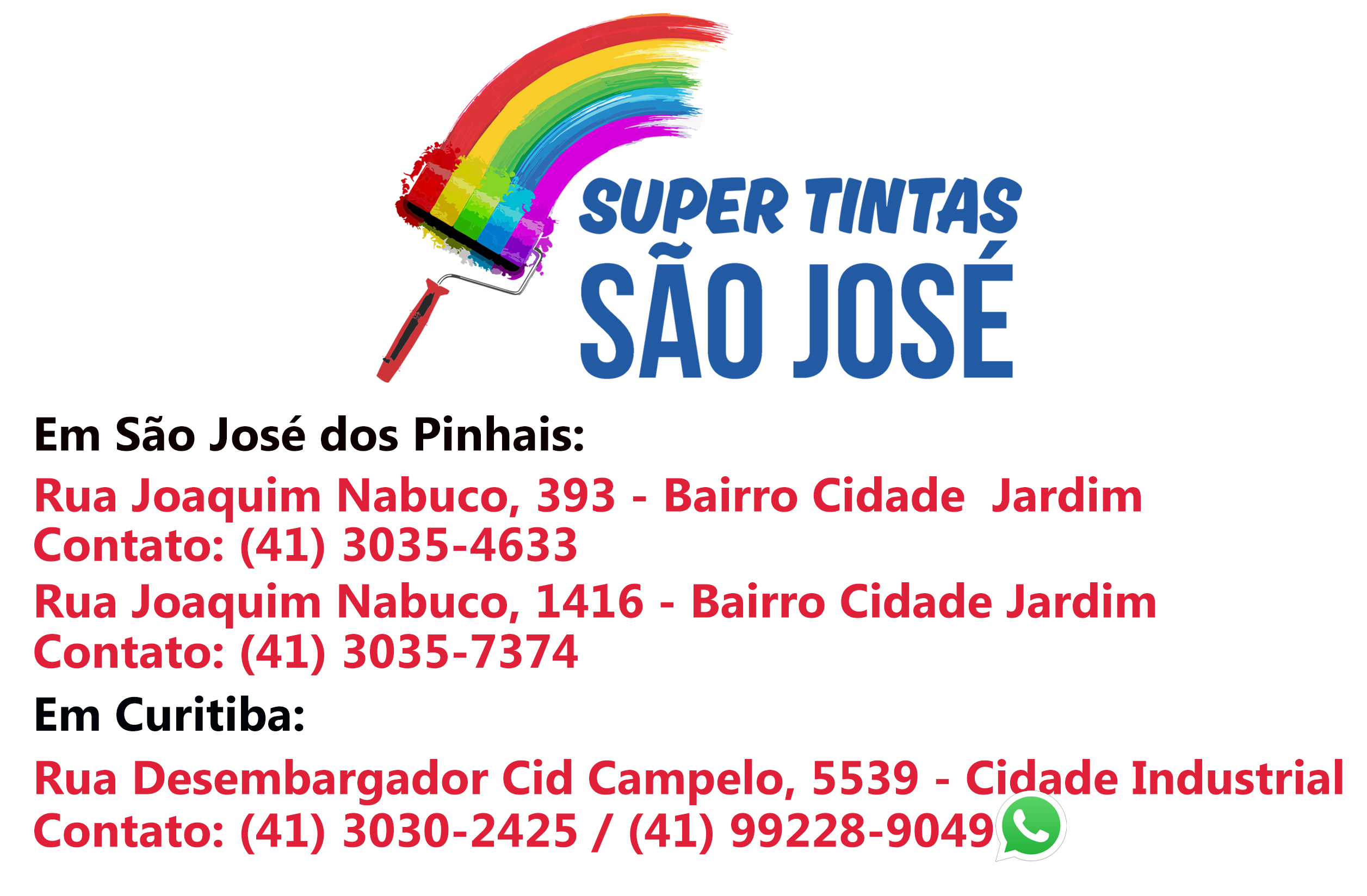 Super Tintas São José Filial