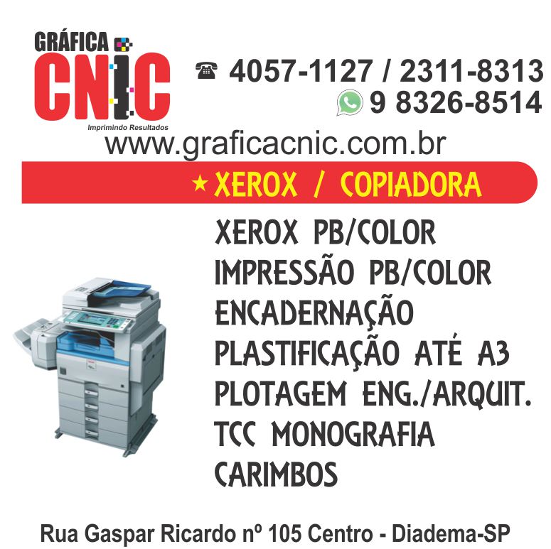 Gráfica CNIC Impressos Digital e Offset